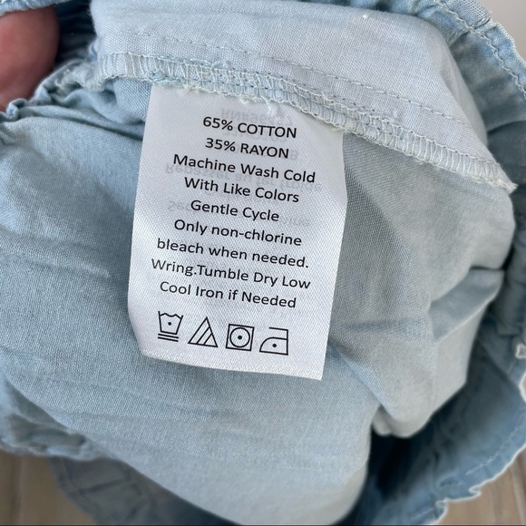 Mauby Light Blue Shorts - Picture 9 of 10